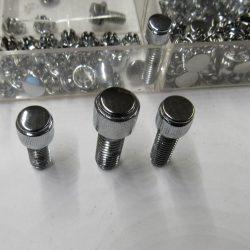 Harley Big Twin, Sportster, Chrome Allen Screw Hole Plugs. **ALL MODELS** 1/4",,5/16",,3/8"