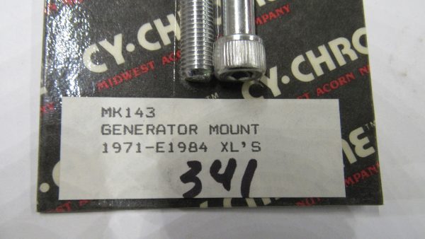 Harley Sportster Chrome Allen Head Generator Mounting Screws. 1971-84 - Image 2