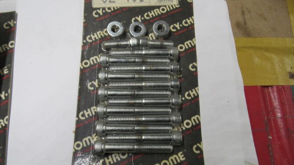 Harley Sportster Chrome Allen Head Rocker Box Screw Set.. 1971-76