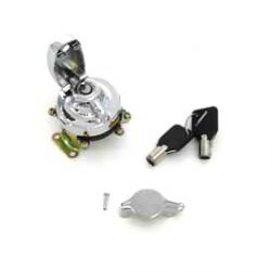Harley Panhead, Shovelhead Fat Bob Ignition Switch with 5 Terminals. 1947-72.