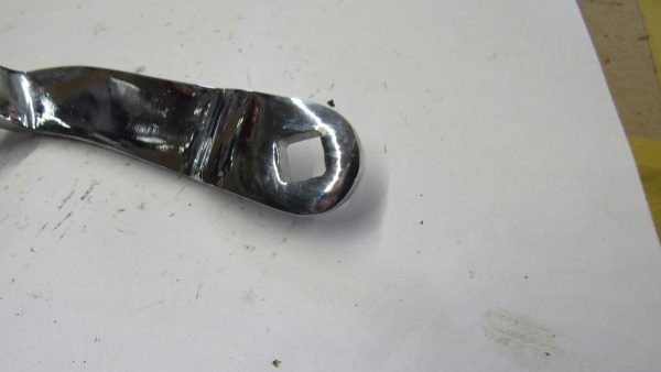 **USED**Harley 45 Flathead,WL,WLA,WLC,WLD Rear Brake Arm *CHROME* 1941-52  P/N 41925-41 - Image 3