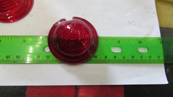 Harley Panhead Guide DH-49 Bullet Marker Light Lamp Lens *RED* - Image 4