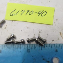 Harley Knucklehead, Flathead Gas Tank Emblem Mount Screws 1940-46. P/N 61790-40