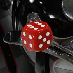 Harley Knucklehead,45 Flathead,Panhead RED Dice Style Shifter Knob