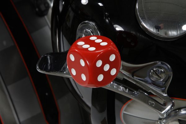 Harley Knucklehead,45 Flathead,Panhead RED Dice Style Shifter Knob