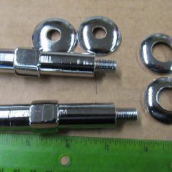Harley Shovelhead Chrome Lower Rear Shock Stud Kit  1967-72 P/N 54517-67