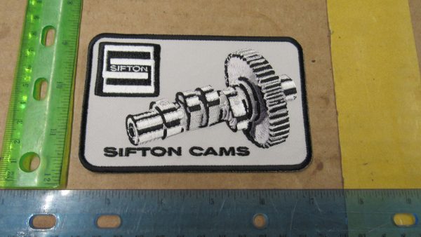 Harley,Indian,Customs, Vintage Style " SIFTON CAMS " Motorcycle Jacket Patch - Image 2