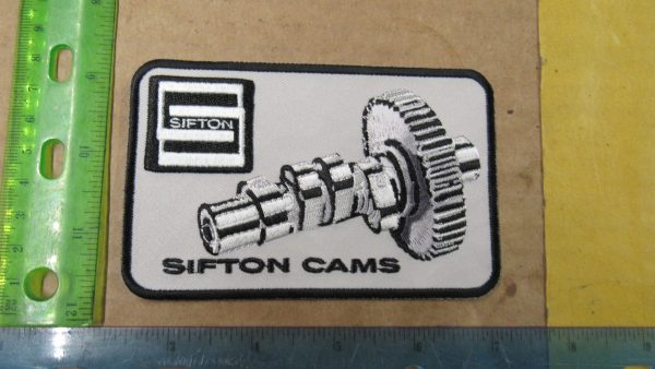 Harley,Indian,Customs, Vintage Style " SIFTON CAMS " Motorcycle Jacket Patch