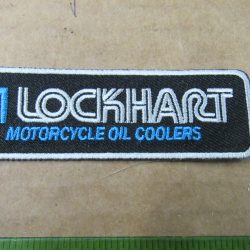 Harley,Indian, Vintage Style " LOCKHART OIL COOLERS " Motorcycle Jacket Patch