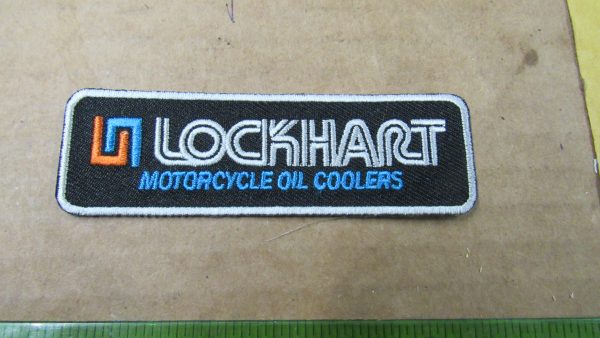 Harley,Indian, Vintage Style " LOCKHART OIL COOLERS " Motorcycle Jacket Patch