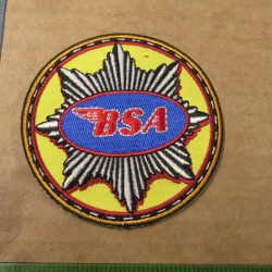 Harley,Indian, Vintage Style " BSA " Motorcycle Jacket Patch