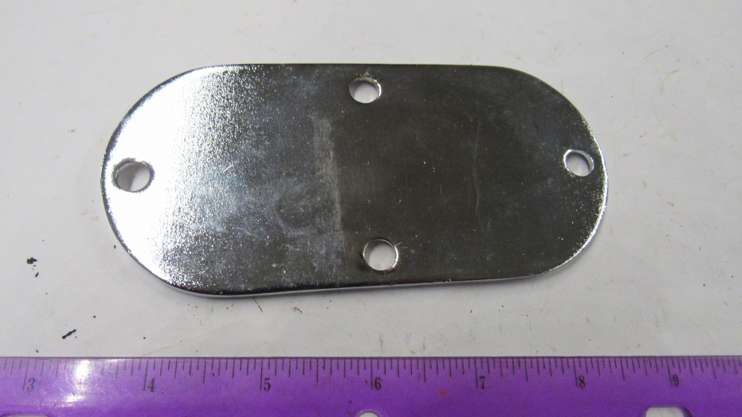 Harley Shovelhead Chrome Primary Inspection Cover. 1965-84. P/N 60572-78 - Image 3