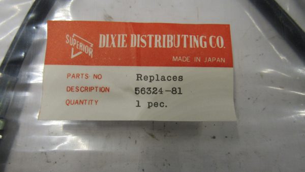 Harley Shovelhead Evolution Black Throttle Cable. 1981-89. P/N 56324-81 - Image 2