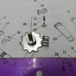 Harley Shovel, Sportster, Evolution Throttle Thumbwheel Screw. 1974-UP?? 56397-91