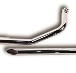 Harley Shovelhead Drag Pipes. 2" 1970-UP??. *Slash Cut Ends*