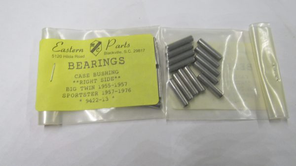 Harley Panhead, Sportster Right Side Case Roller Bearing Set . Standard Size(Pinion Side) 1955-57. Part # 9421