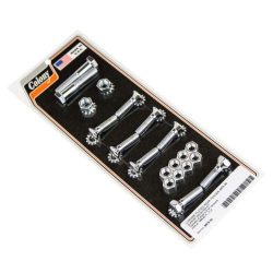 Harley Panhead, Shovelhead Rear Fender Strut Stock Chrome Bolt Kit. 1958-80