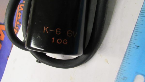 Harley Knucklehead,Panhead Flathead, Triumph, BSA Round Black 6 Volt Dual Wire Coil - Image 3