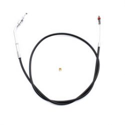 Harley Shovelhead, Evo, Black Idle Cable with Casing. 1981-89. P/N 56323-81A