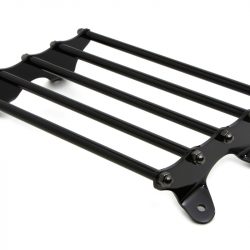 Harley Knuckle, Pan, Flathead Vintage Style Black Luggage Rack 1934-57.