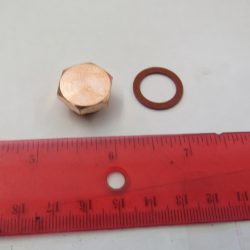 Harley,Linkert Carburetor Valve Cover Cap 1933-56 P/N 27390-33 *Copper*