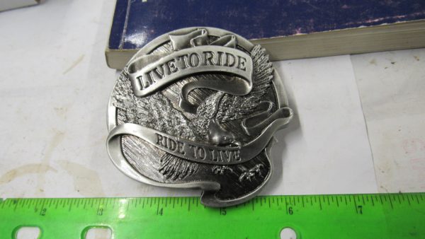 Harley *Live To Ride-Ride To Live* Belt Buckle
