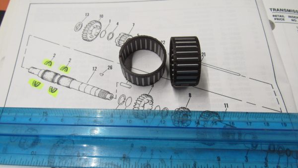 Harley Evolution, Twin-Can 5 Speed Transmission Four Piece Bearing Set. 1982-2006. P/N 8876A