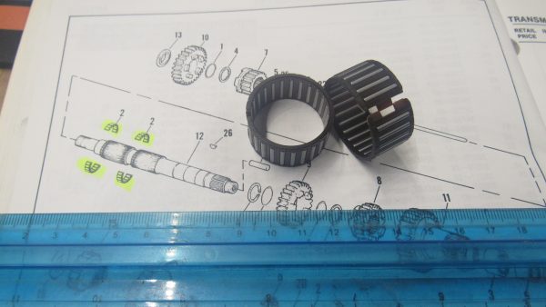 Harley Evolution, Twin-Can 5 Speed Transmission Four Piece Bearing Set. 1982-2006. P/N 8876A - Image 2