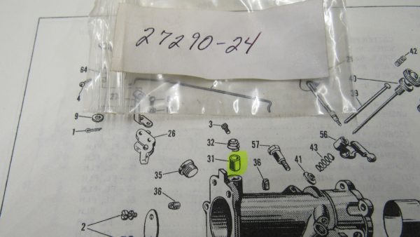 Harley Linkert Carburetor Throttle Shaft Bushing Set * 1931-65.P/N 27290-24 - Image 2