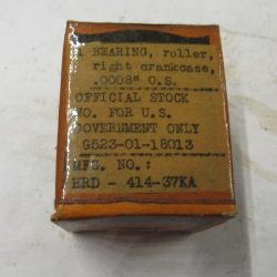Harley Davidson 45 Flathead Right Side Case Bearing"NOS" WL,WLD,WLA,WLC,G,GE. .0008 Oversize P/N 414-37KA