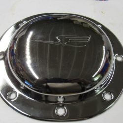 Harley Knucklehead,Panhead Chrome Derby Cover..1936-64.**The Bird** P/N 60555-36