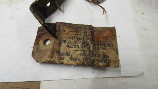 Harley 45 Flathead Outer Primary Cover Bracket. *NOS* 1929-73. P/N 60542-26 - Image 4