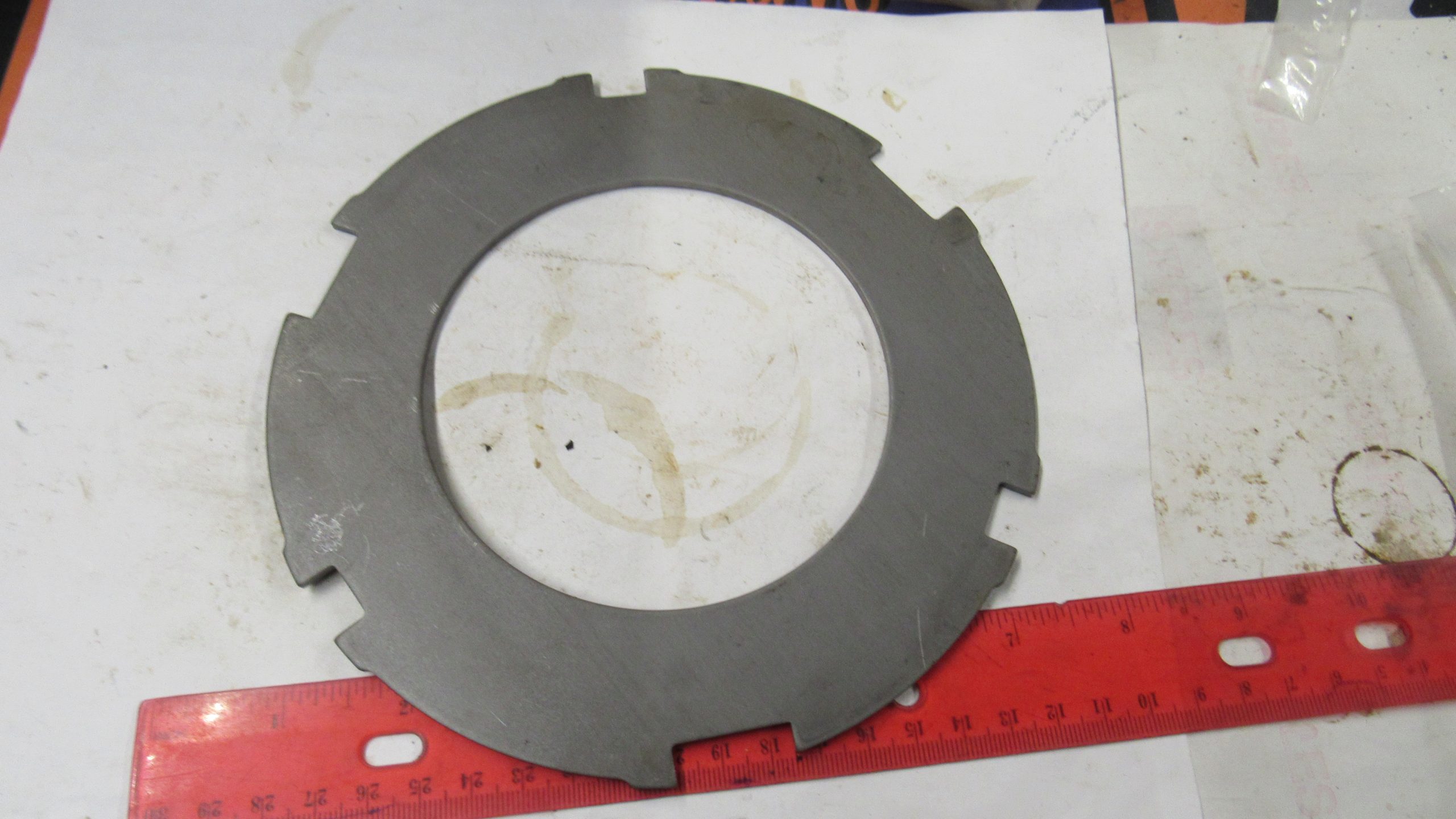 Harley Knucklehead,Panhead,Shovel,Steel Clutch Plate without Buffers 1941-84  P/N 37975-81