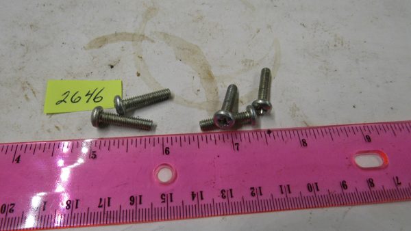 Harley 8-32 x 3/4" Pozidriv Pan Head Screw P/N 2646