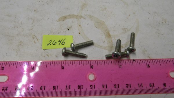 Harley 8-32 x 3/4" Pozidriv Pan Head Screw P/N 2646 - Image 3