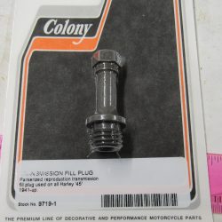 Harley 45 Flathead,Solo,Servi-Car,Tranny Filler Plug..WL,WLA,WLC,G,GE.. 1941-UP? P/N 703