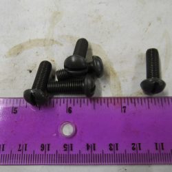 Harley Knuckle,Flathead,Pan, PARKERIZED 1/4-28 N.F. X 3/4" Round Head Screw. Part # 2772