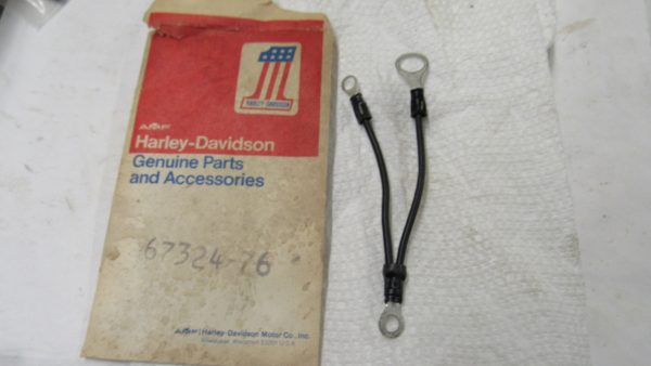 Genuine Harley Davidson Speedo- Tach Ground Wire-**NOS** 1976-82. P/N 67324-76