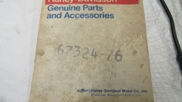 Genuine Harley Davidson Speedo- Tach Ground Wire-**NOS** 1976-82. P/N 67324-76 - Image 3