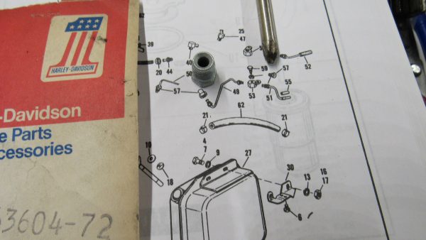 Genuine Harley Davidson Sportster Rear Chain Oiler Pipe Fitting. 1972-UP?  *NOS* P/N 63604-72 - Image 5