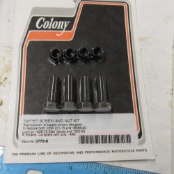 Harley 45 Flathead Solo and Servi-car Tappet Screws & Nuts 1940-73  P/N 18566-40