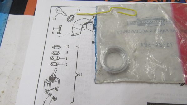 Genuine Harley Davidson Ignition Switch Mounting Nut. **NOS** P/N 71524-59A
