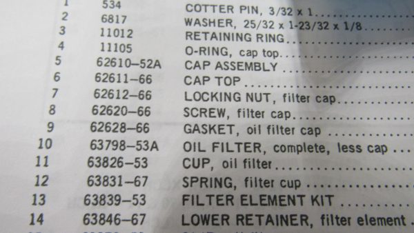 Genuine Harley Shovelhead Sportster Oil Tank Filter Cap Locking Nut. **NOS** P/N 62612-66 - Image 4