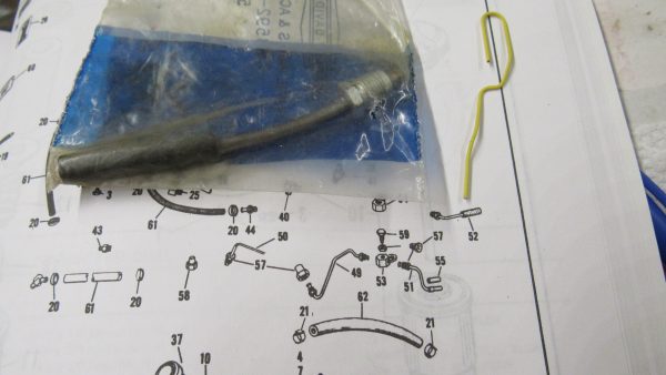 Genuine Harley Sportster Rear Chain Oiler Pipe **NOS** P/N 62612-66 63592-72A