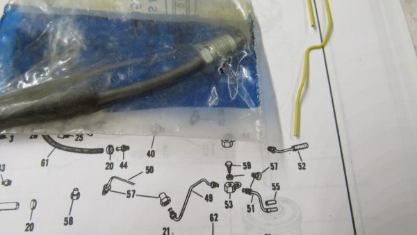 Genuine Harley Sportster Rear Chain Oiler Pipe **NOS** P/N 62612-66 63592-72A - Image 4