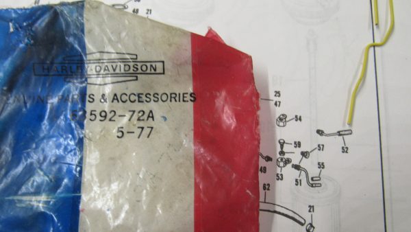 Genuine Harley Sportster Rear Chain Oiler Pipe **NOS** P/N 62612-66 63592-72A - Image 2