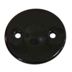 Harley Knuckle, Pan, Primary Small Black Inspection Cover. 1937-64. P/N 60572-36