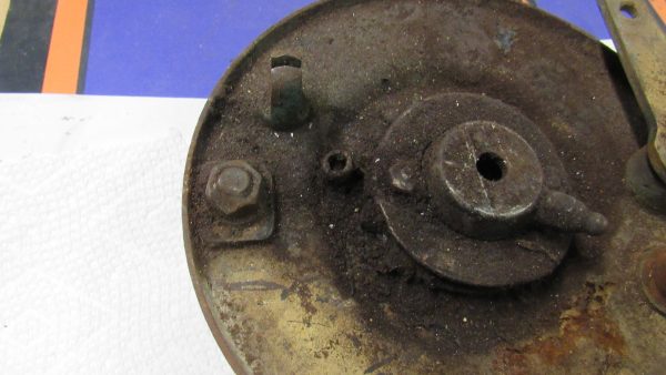 **USED** Harley 45 Flathead WL,WLA Front Backing Plate. 1941-UP?? P/N 44145-41 - Image 12