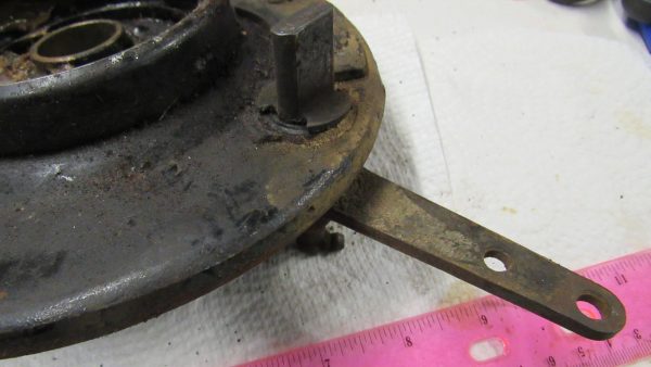 **USED** Harley 45 Flathead WL,WLA Front Backing Plate. 1941-UP?? P/N 44145-41 - Image 7
