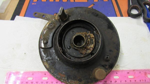 **USED** Harley 45 Flathead WL,WLA Front Backing Plate. 1941-UP?? P/N 44145-41 - Image 5